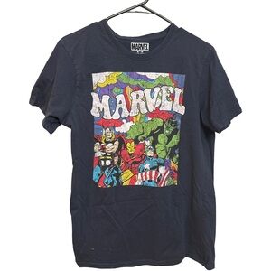 Marvel Black Crew Neck Tee